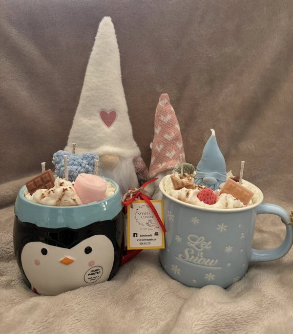 Vánoční hrneček modrý nebo tučňáček🤎